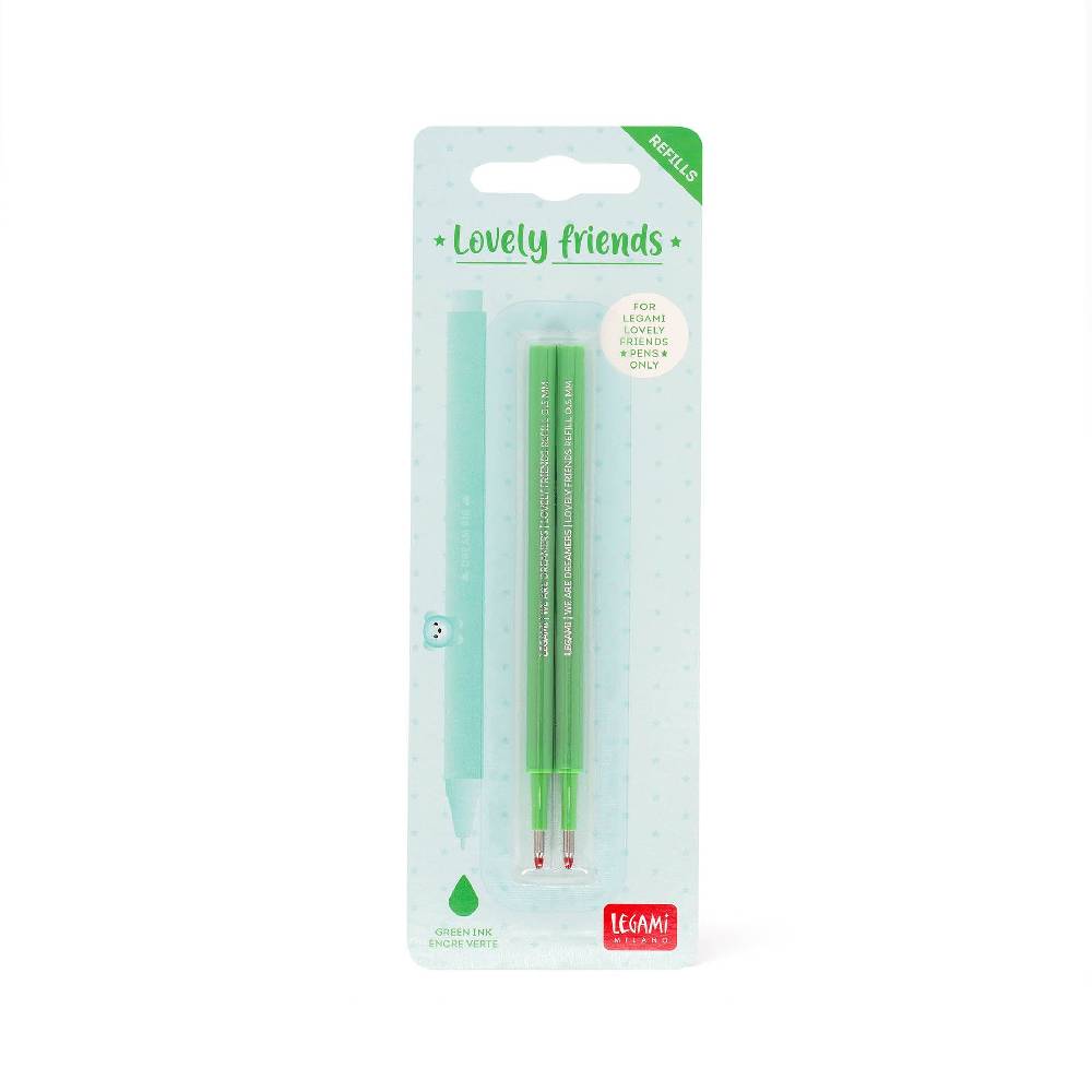 Legami Set di 2 Refill per Penna Gel - Lovely Friends Cyber Monday