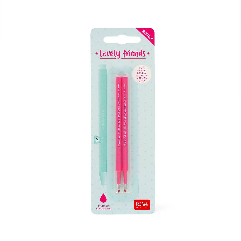 Legami Set di 2 Refill per Penna Gel - Lovely Friends Offerta Pasqua