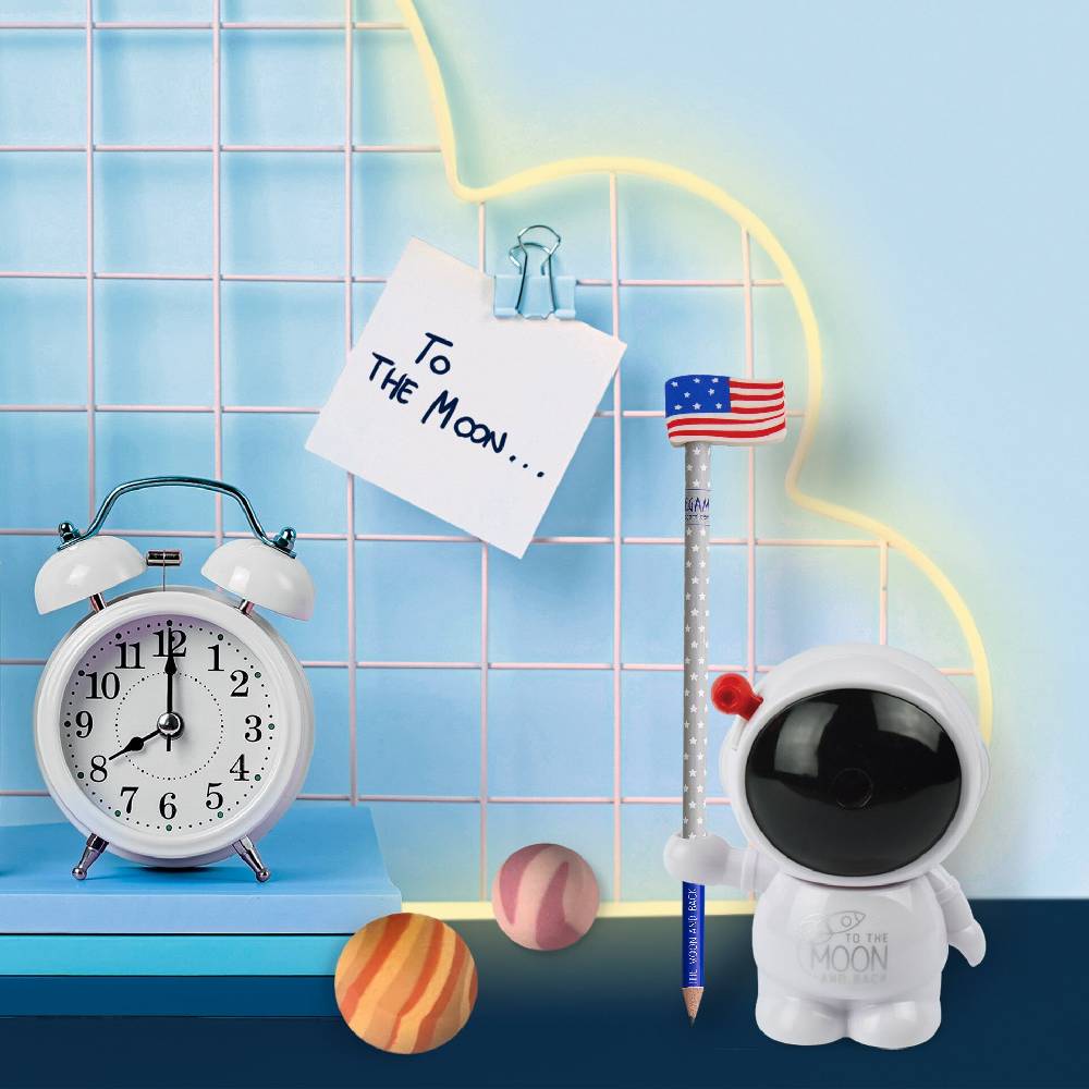 Legami Set di 2 Gomme e 1 Matita - To The Moon And Back Offerta Anniversario