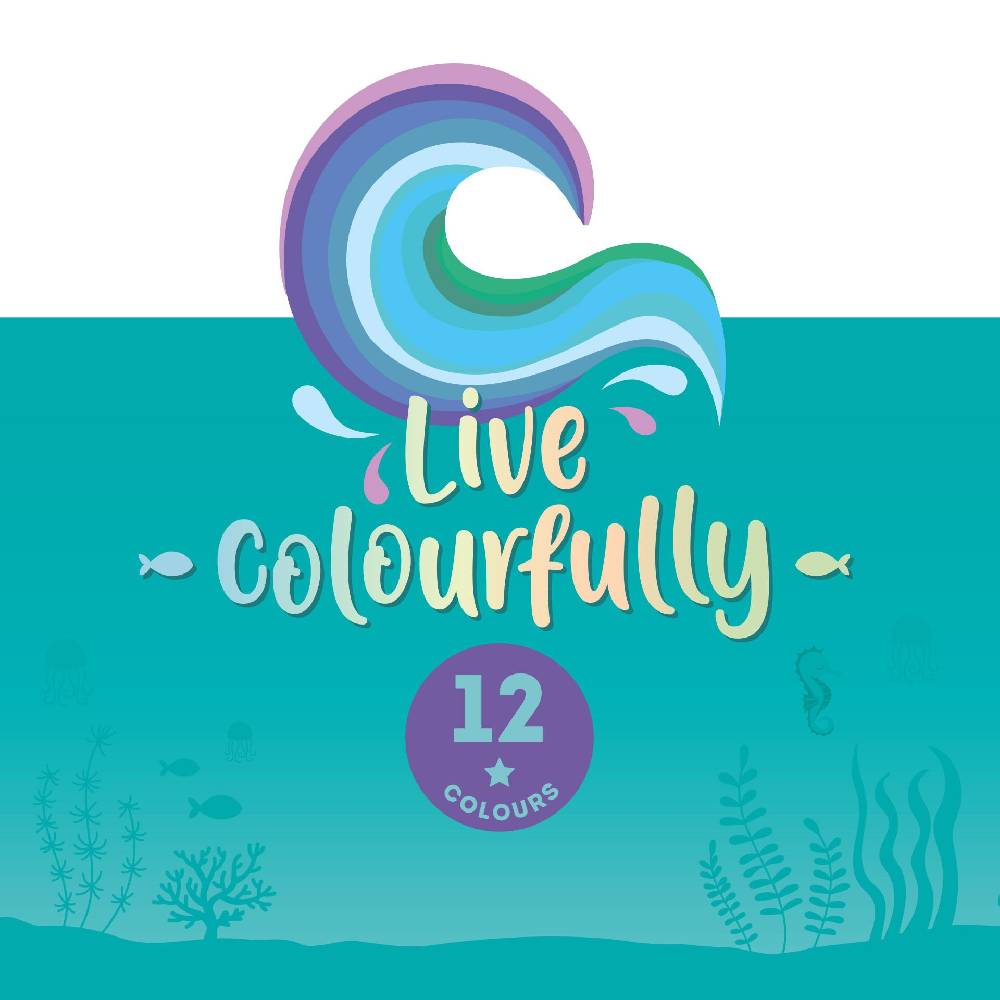 Legami Set di 12 Matite Colorate - Live Colorfully Latest fashion