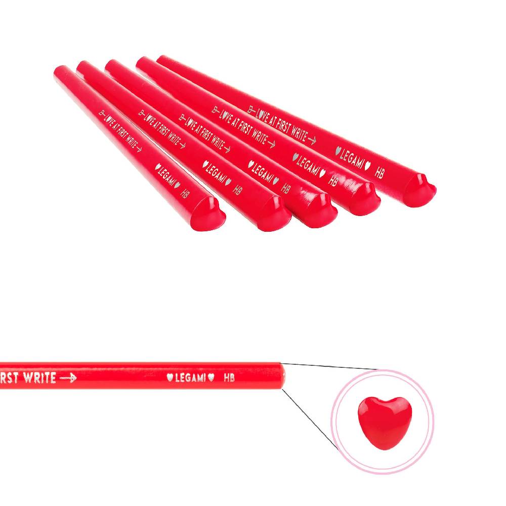 Legami Matita a Forma di Cuore - Love at First Write Online Outlet