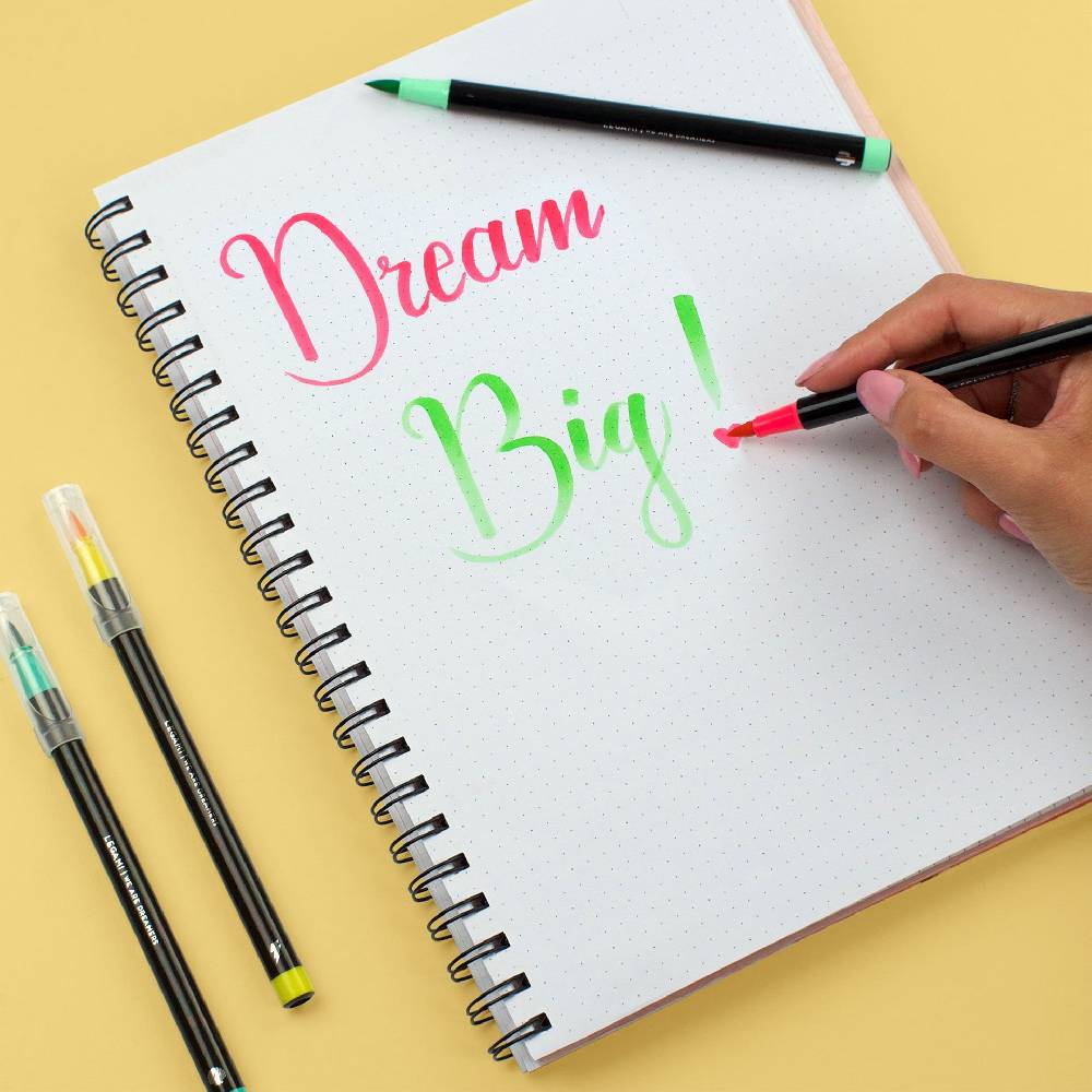 Legami Set di 12 Pennarelli con Punta Pennello - Brush Markers Prezzo basso