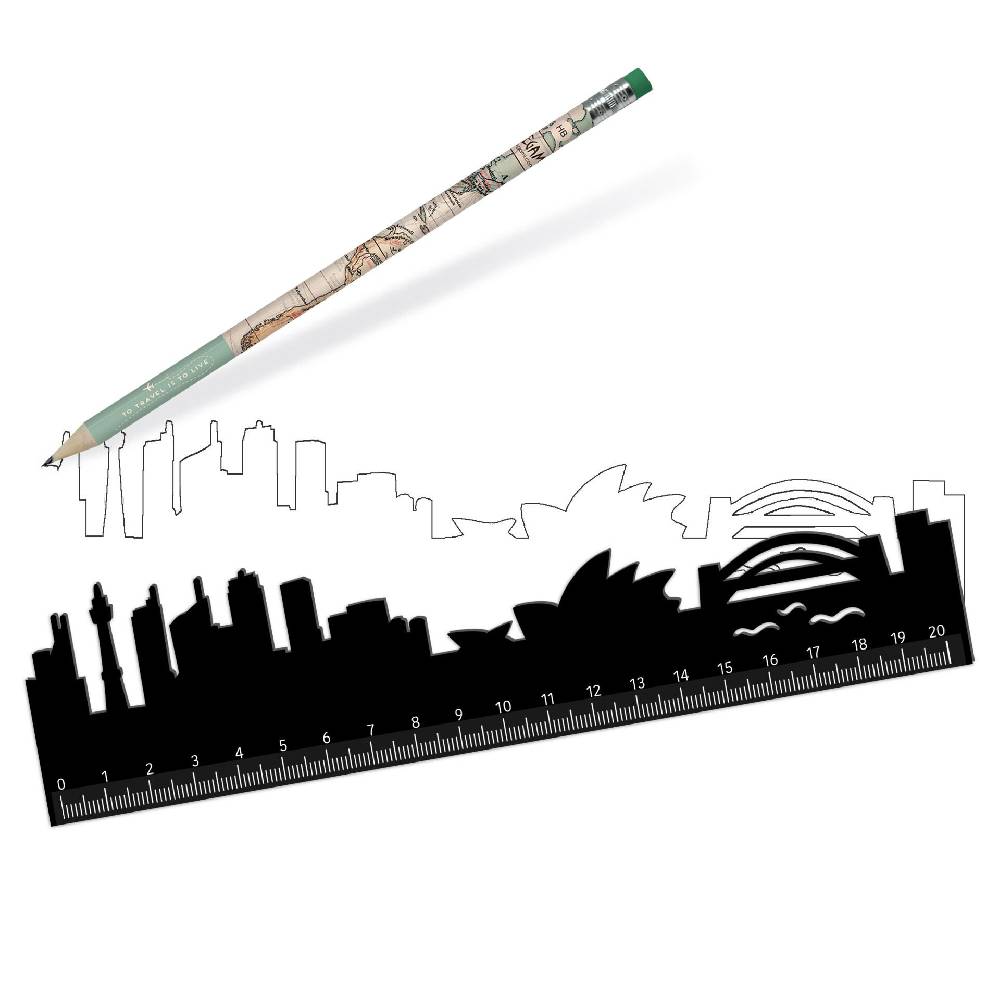 Legami Righello - Follow The Skyline In Linea