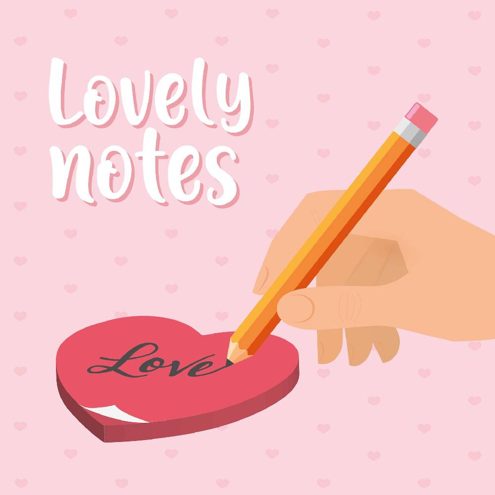 Legami Blocchetto Note Adesivo - Lovely Notes Shopping Online