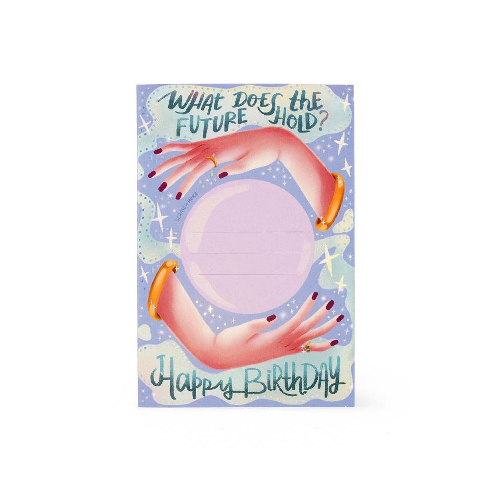 Legami Biglietto di Auguri Gratta e Scopri - Crystal Ball Fornitura limitata