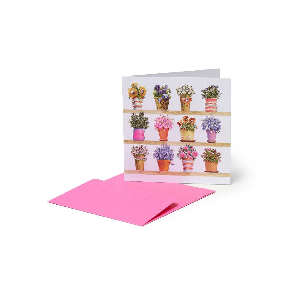 Legami Biglietto per Ogni Ricorrenza - Vasi di Fiori Super sconto