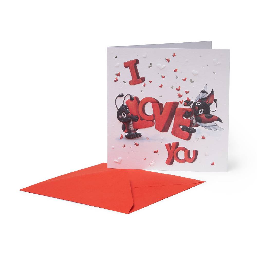 Legami Biglietto per Ogni Ricorrenza - I Love You Saldi Di Fabbrica