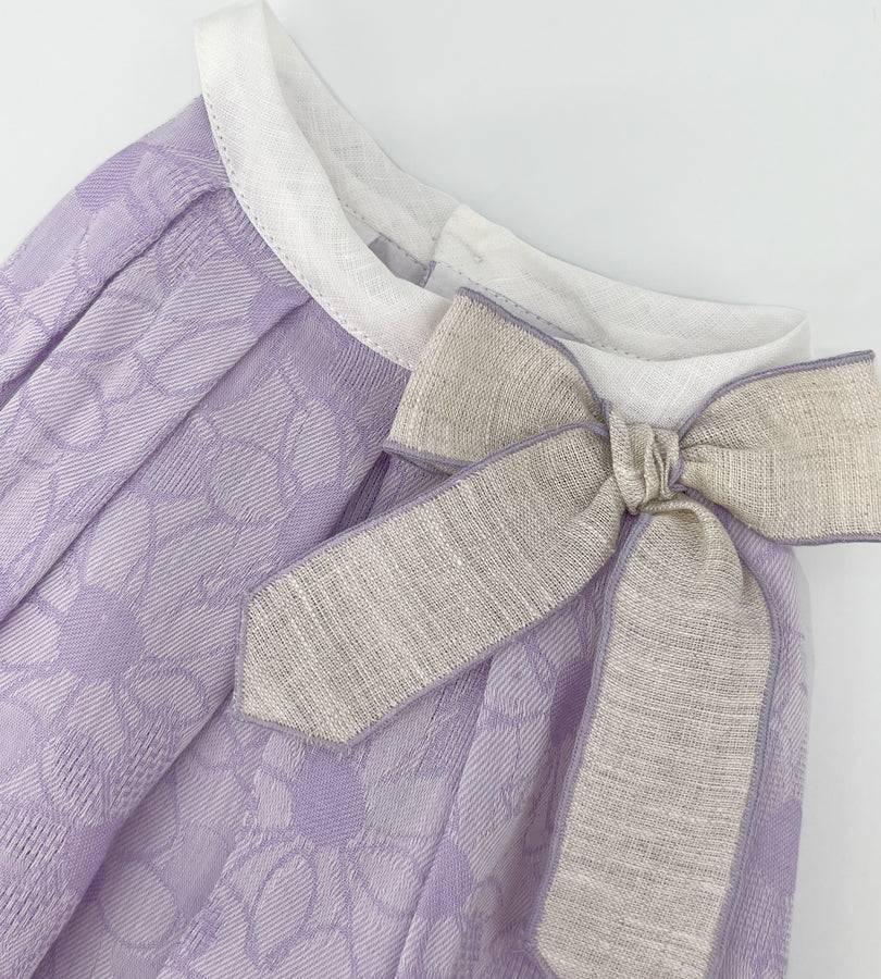 La Stupenderia LILAC DRESS WITH FLOWERS In Vendita