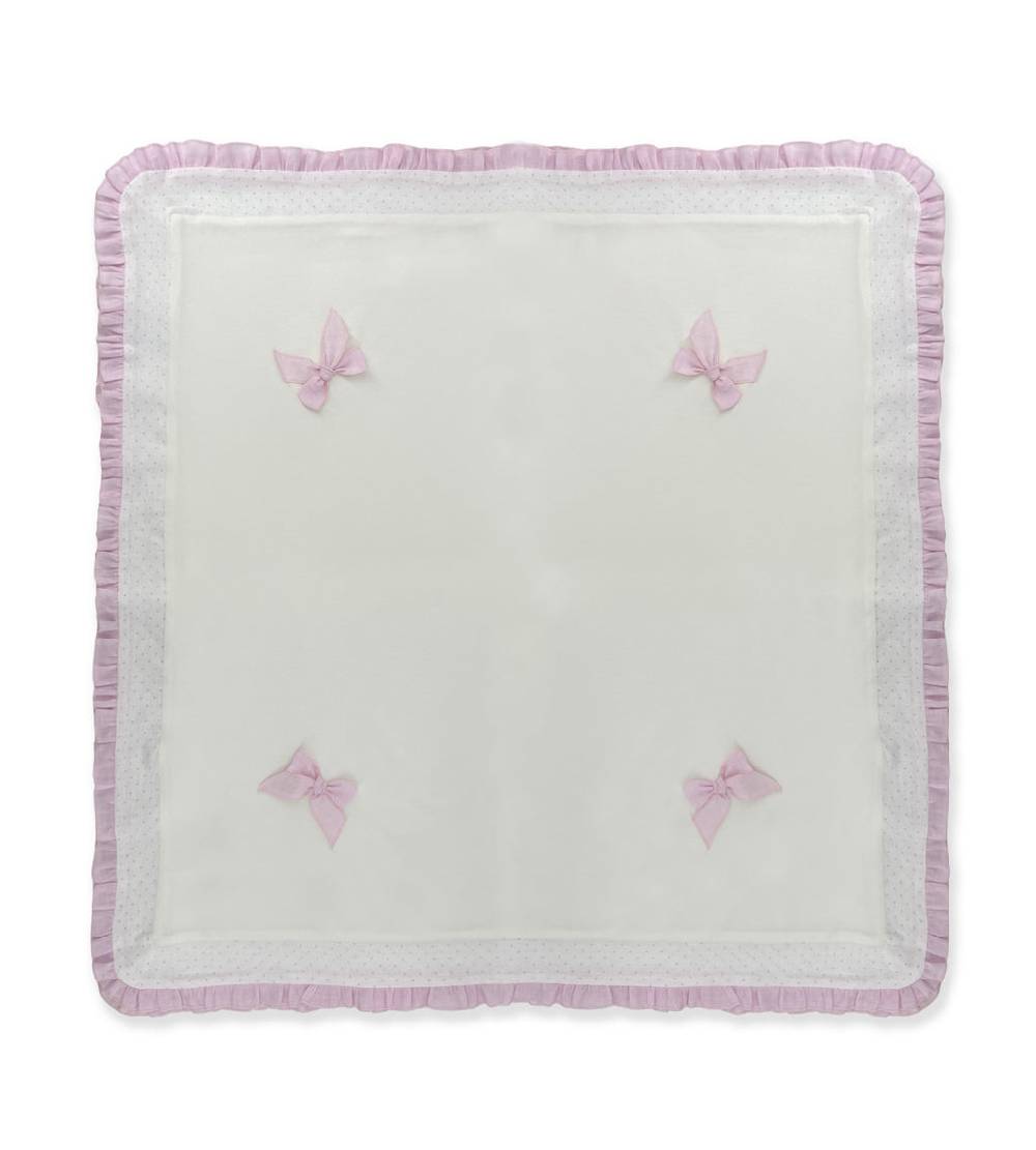 La Stupenderia COPERTA CON FIOCCHI ROSA