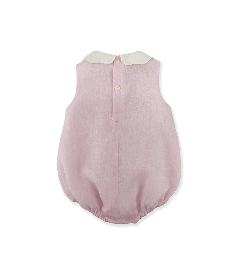 La Stupenderia PINK LINEN ROMPER Limitato a 3 giorni