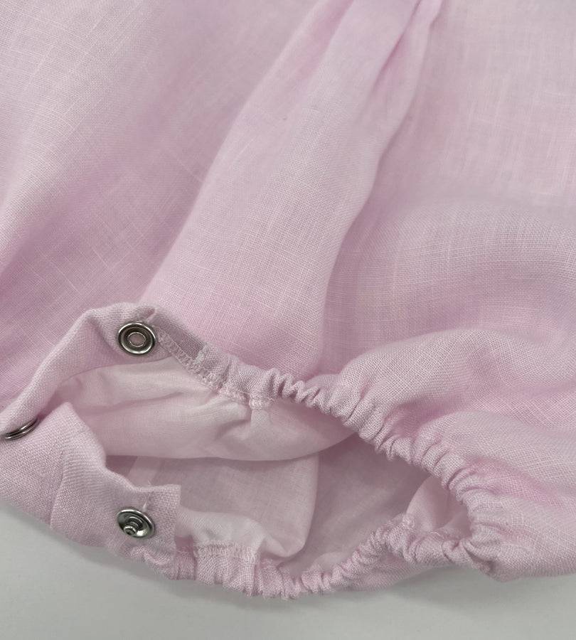 La Stupenderia PINK LINEN ROMPER Limitato a 3 giorni