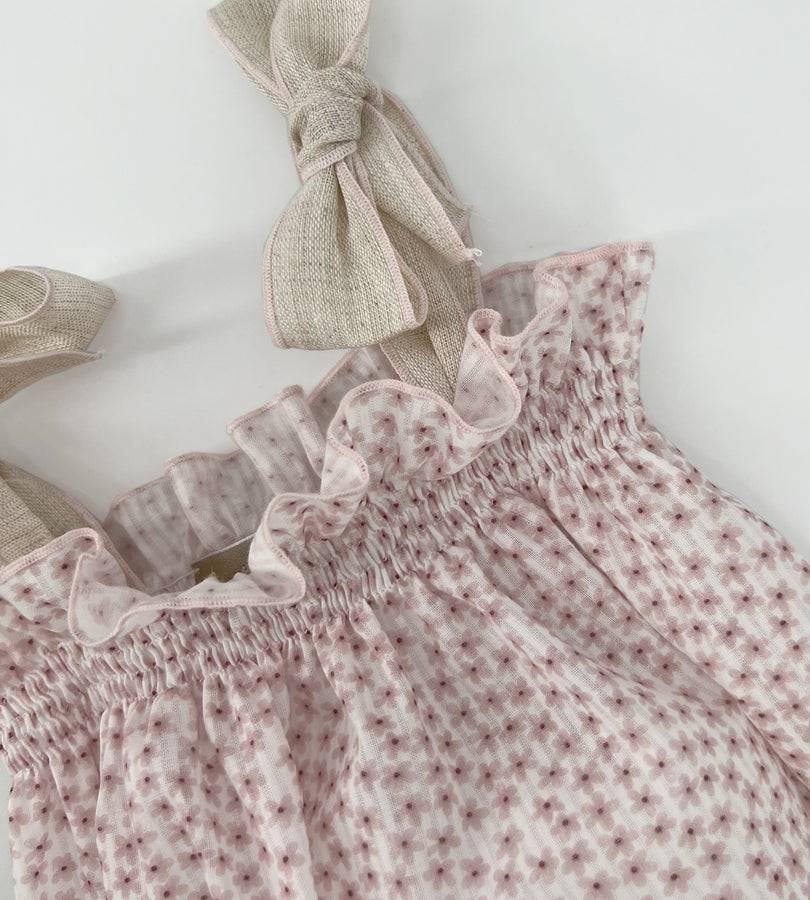 La Stupenderia PINK FLOWER ROMPER Qualità