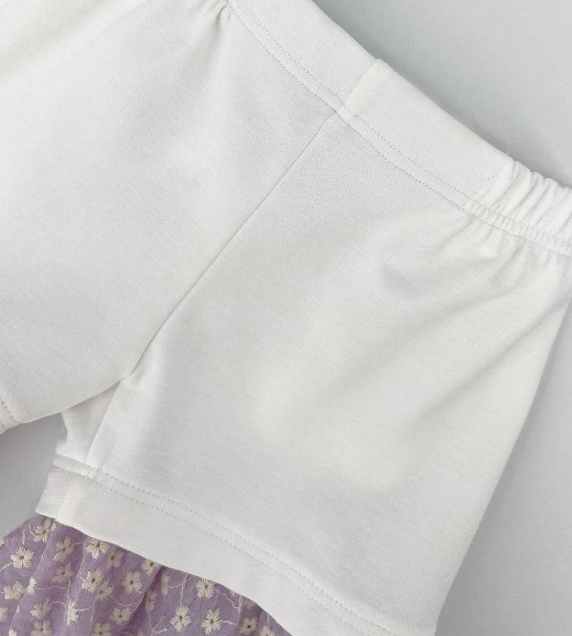 La Stupenderia PANTALONE BIANCO E LILLA Negozi Online