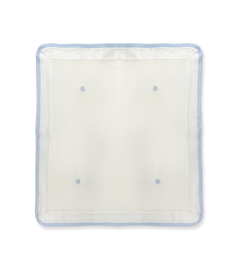 La Stupenderia WHITE AND BLUE BLANKET Affare Del Giorno