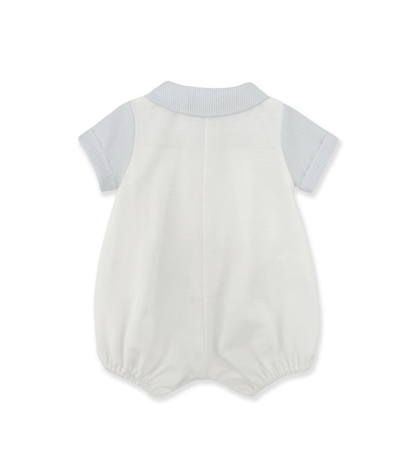 La Stupenderia WHITE AND BLUE ONESIE Sconto