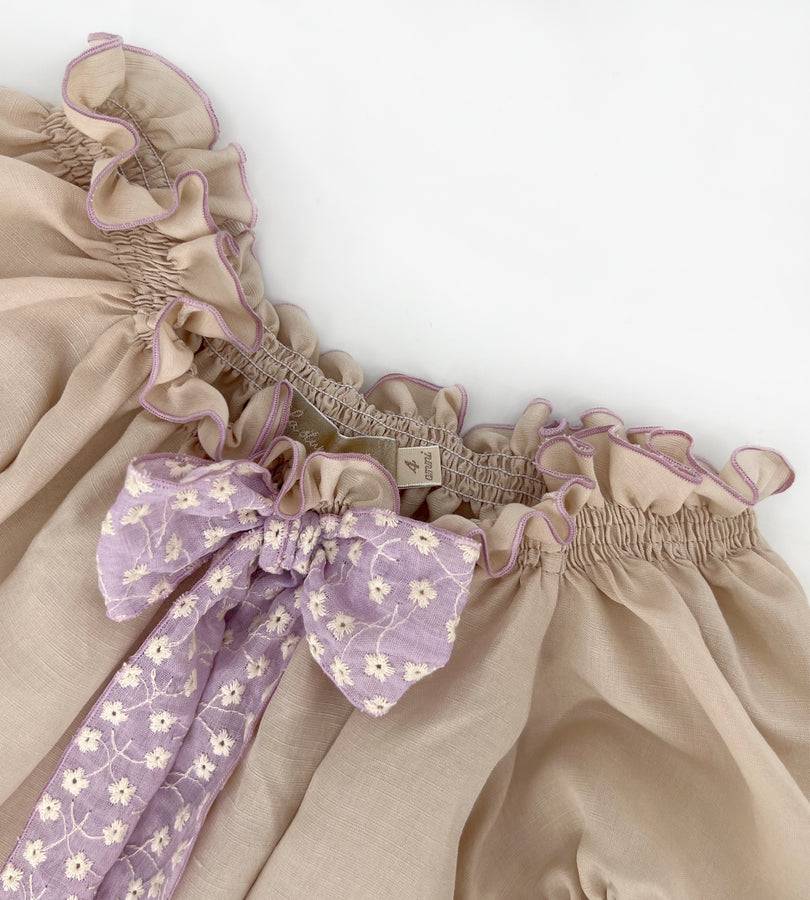 La Stupenderia BEIGE LINEN DRESS Negozio