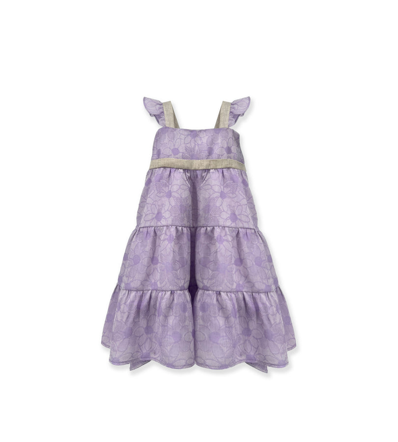 La Stupenderia LILAC RUFFLED DRESS In Saldo