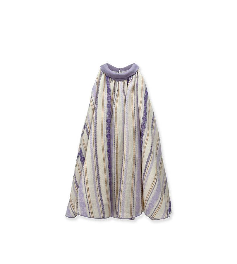 La Stupenderia BEIGE AND LILAC DRESS 2025