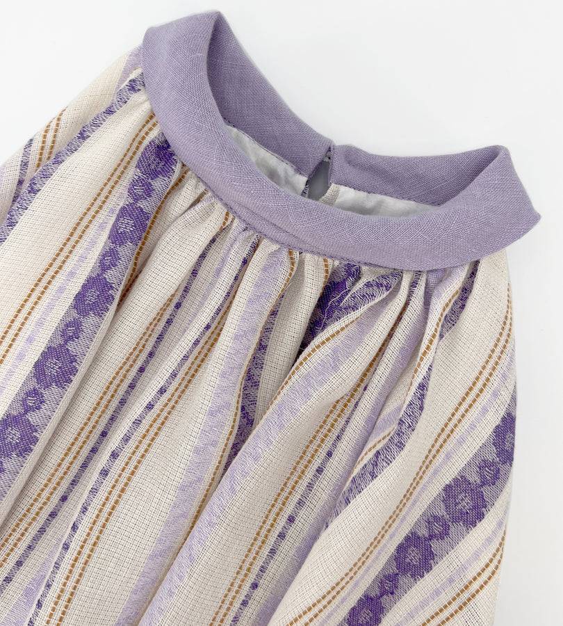 La Stupenderia BEIGE AND LILAC DRESS 2025