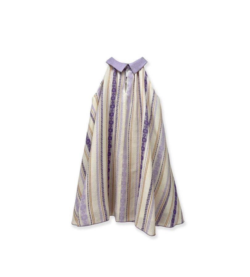La Stupenderia BEIGE AND LILAC DRESS 2025