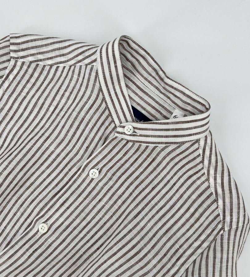 La Stupenderia CAMICIA RIGHE TABACCO In Linea