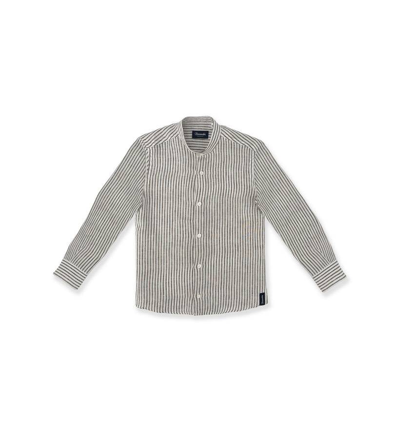 La Stupenderia CAMICIA RIGHE VERDI In Saldo