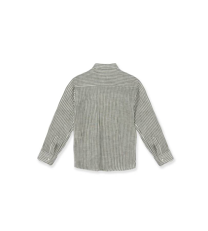 La Stupenderia CAMICIA RIGHE VERDI In Saldo