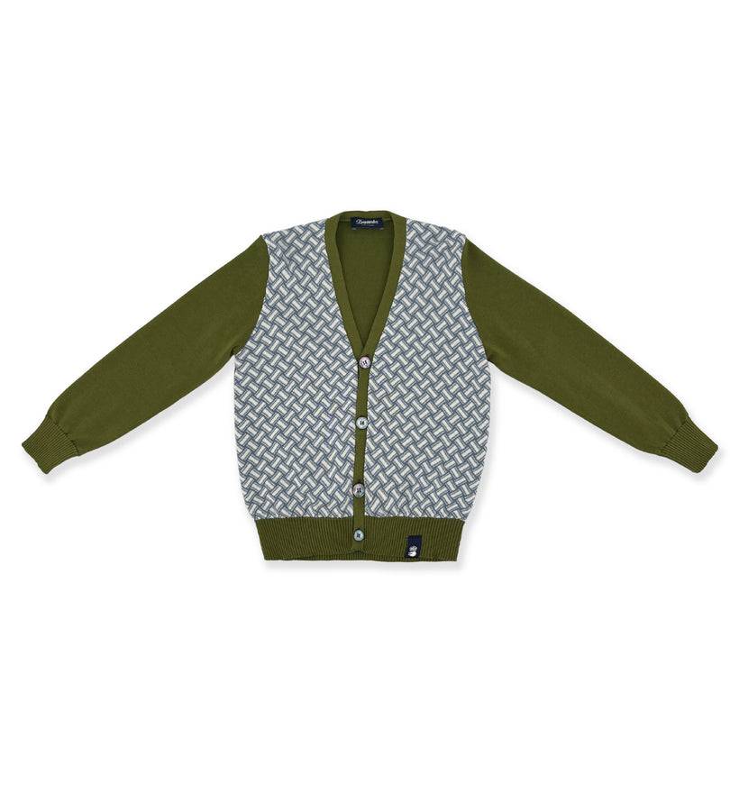 La Stupenderia CARDIGAN RAZOR BLADE VERDE Qualità