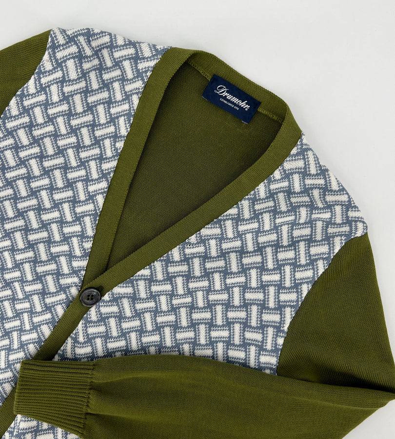 La Stupenderia CARDIGAN RAZOR BLADE VERDE Qualità