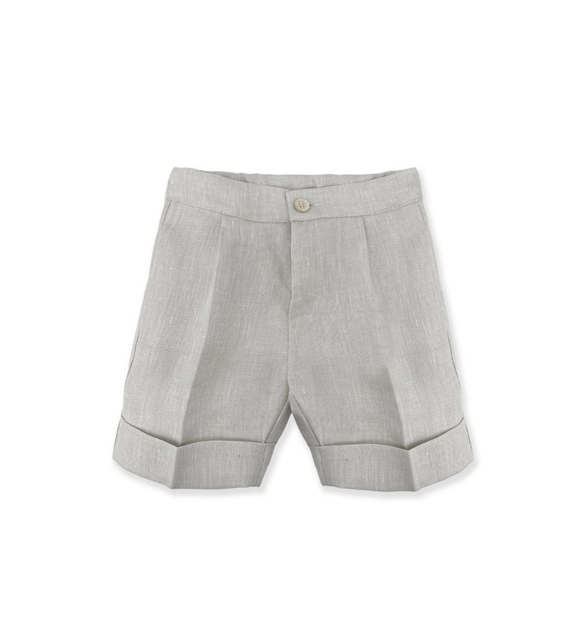 La Stupenderia TAUPE LINEN SHORTS Fino Al -60%