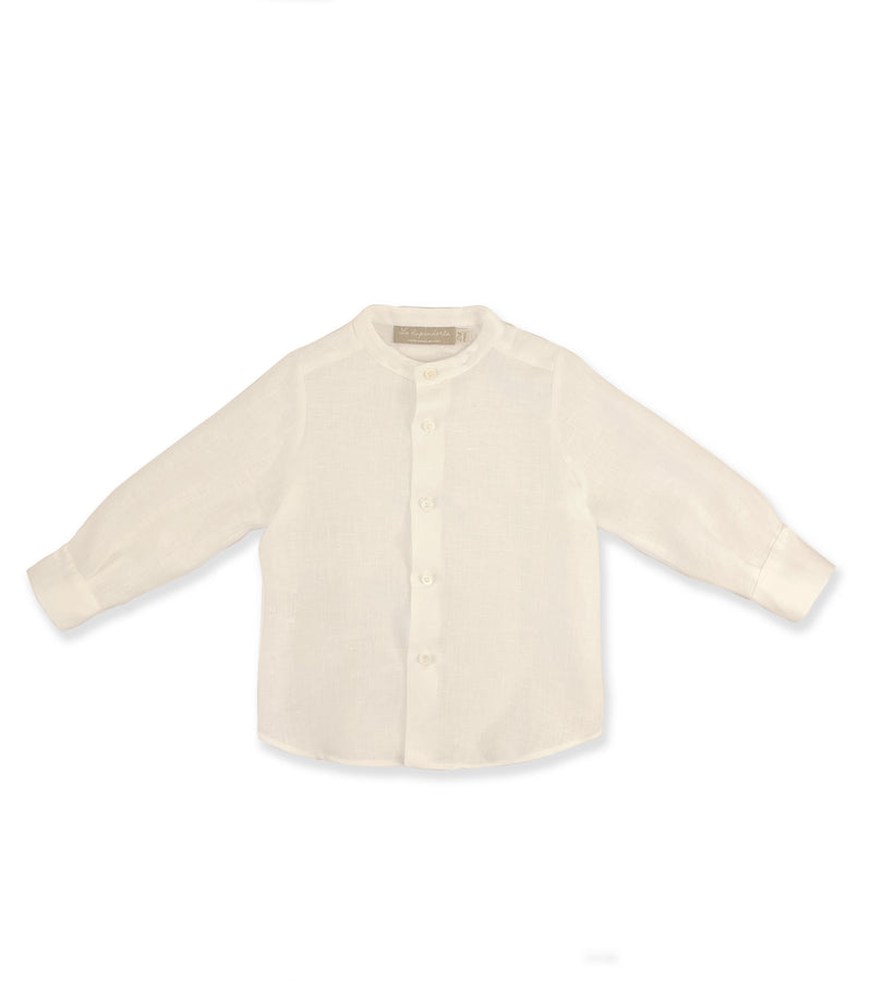 La Stupenderia WHITE LINEN SHIRT Prezzo Ridotto