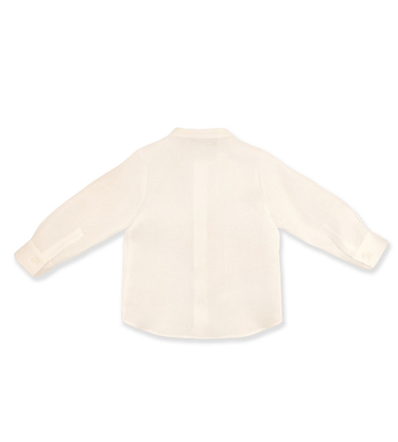 La Stupenderia WHITE LINEN SHIRT Prezzo Ridotto