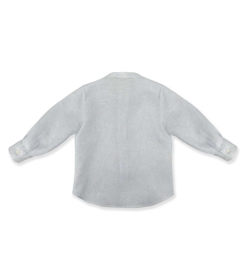 La Stupenderia STRIPED LINEN SHIRT Sottocosto