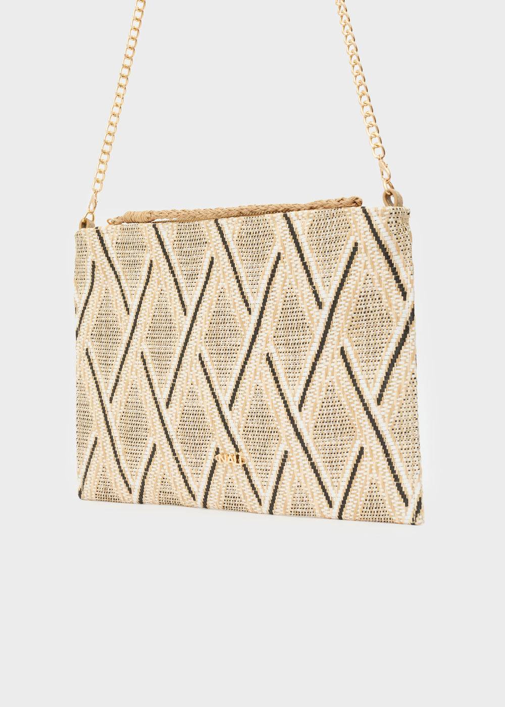 Nalí RITA POUCH IN STRAW + COLORS Economico