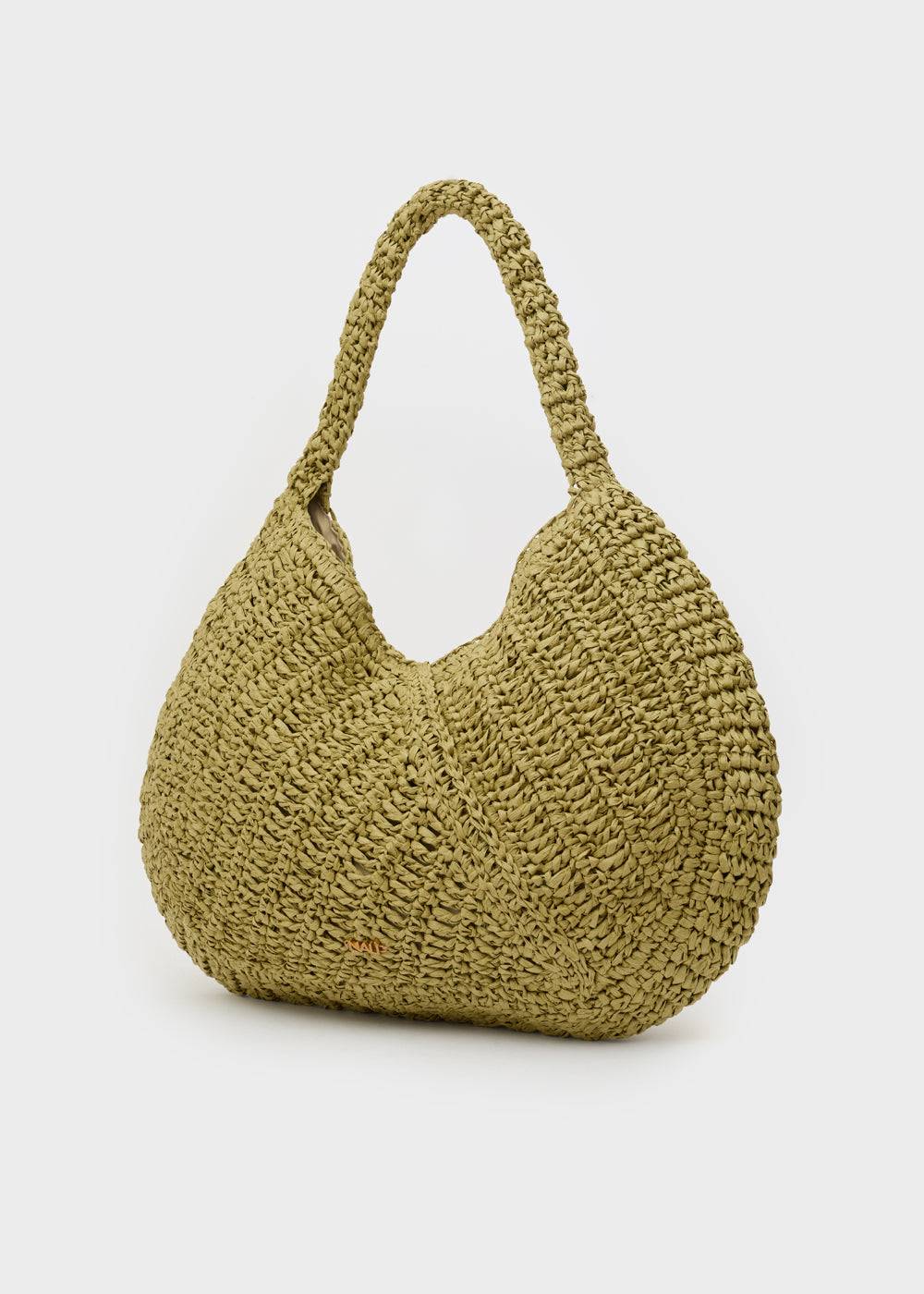 Nalí OLGA SHOULDER BAG IN RAFFIA + COLORS Online