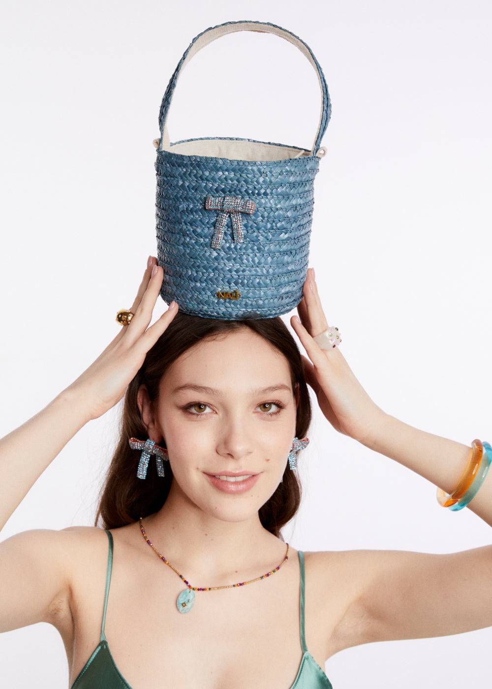 Nalí SAMI BUCKET BAG BOW + COLORS Fino al 65% di sconto