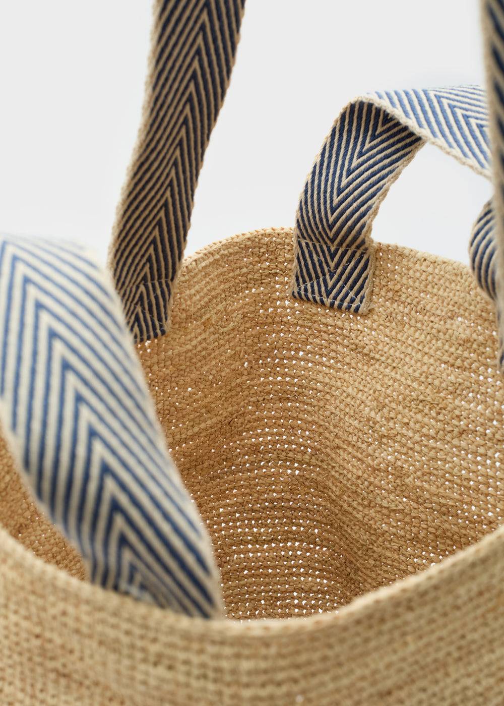 Nalí DEVON SMALL SHOPPER BAG IN RAFFIA + COLORS Fino al 55% di sconto
