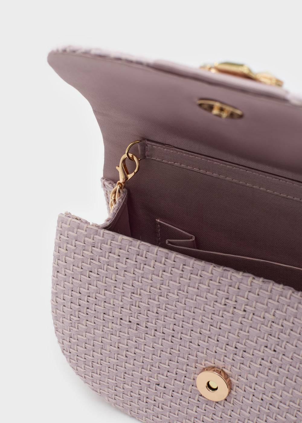 Nalí CARLA CLUTCH W/ FLOWER CLOSURE + COLORS Vendita Calda