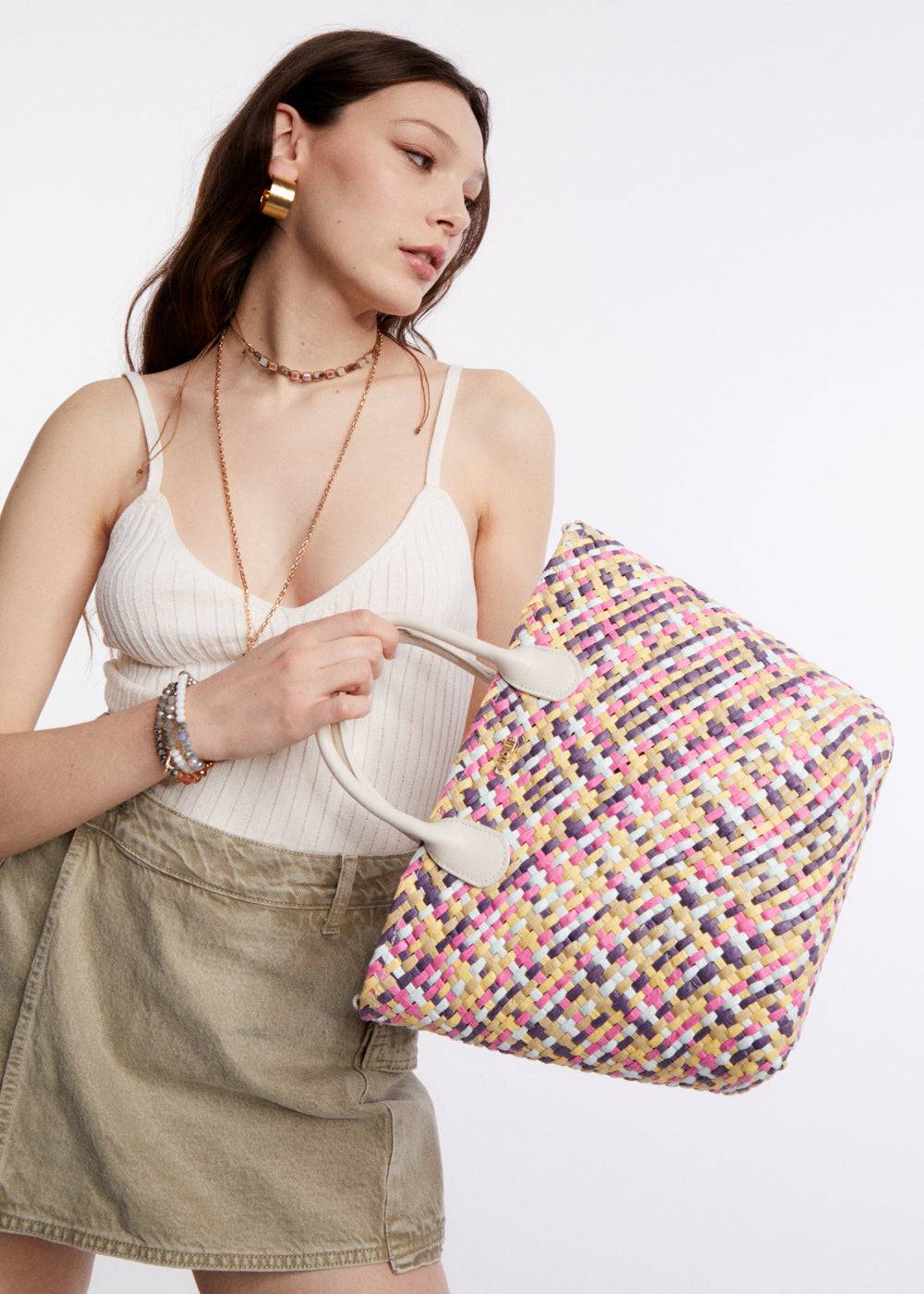 Nalí KELLY BAG BRAIDED + COLORS Vendite Flash