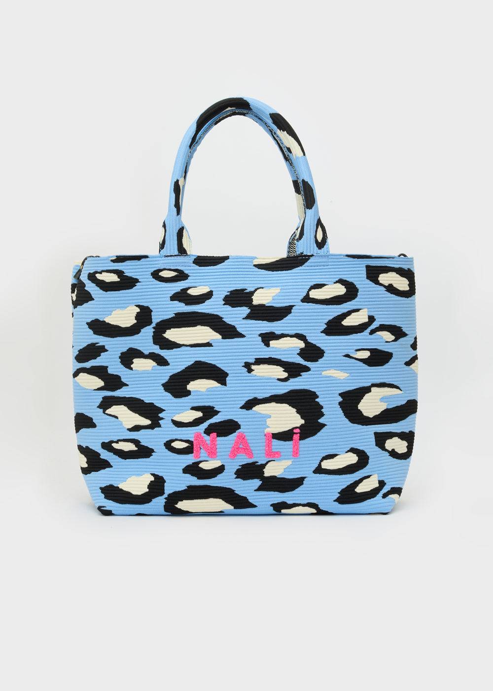 Nalí MELANY SHOPPER BAG IN FABRIC + COLORS Italia