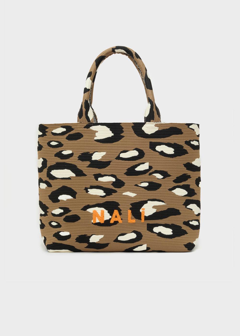 Nalí MELANY SHOPPER BAG IN FABRIC + COLORS Italia