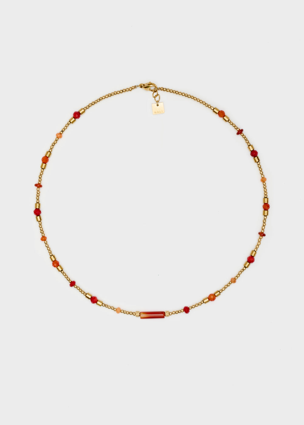 Nalí JOSY S.STEEL NECKLACE W/STONES + COLORS Convenienza