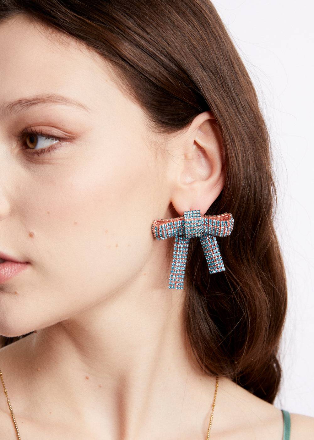 Nalí BOWS EARRINGS W STONES + COLORS Novità