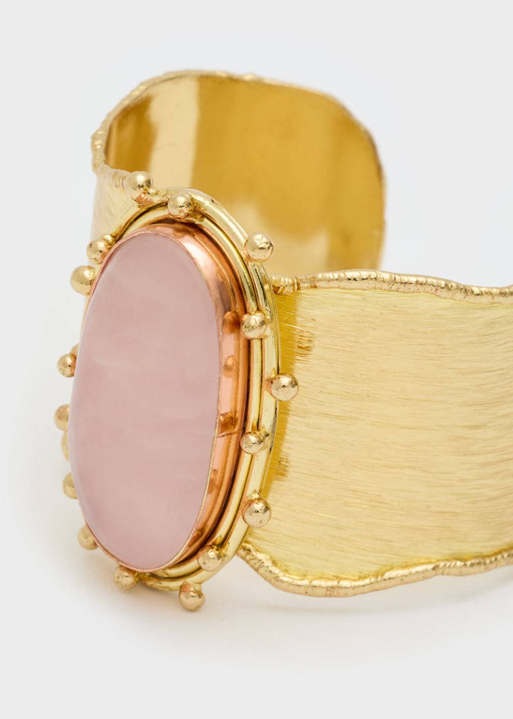 Nalí BANGLE BRACELET W NATURAL STONE + COLORS Economico