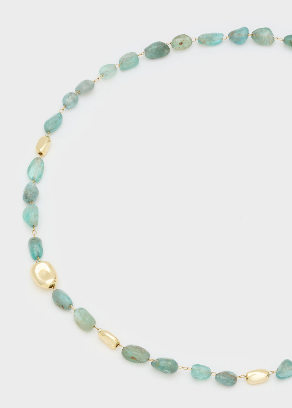 Nalí NECKLACE W/ MIXED GOLD+GREEN STONES Online