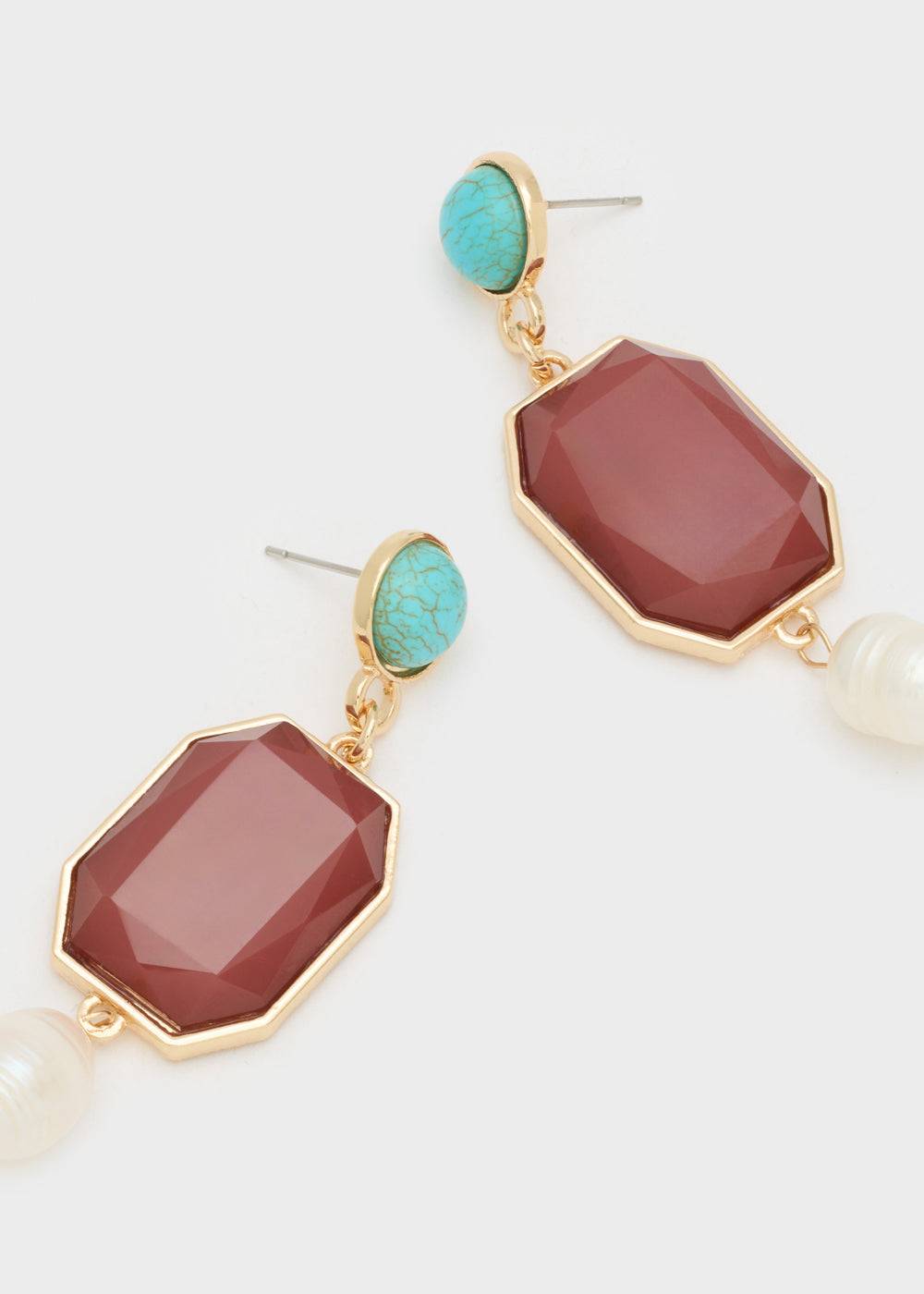 Nalí BRINA EARRINGS WITH PENDANT + COLORS Vendita Economica