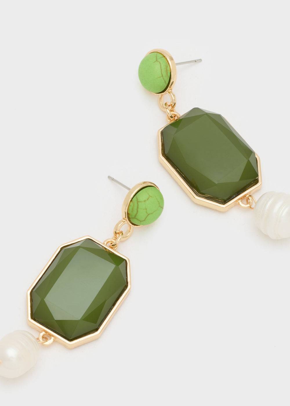 Nalí BRINA EARRINGS WITH PENDANT + COLORS Vendita Economica