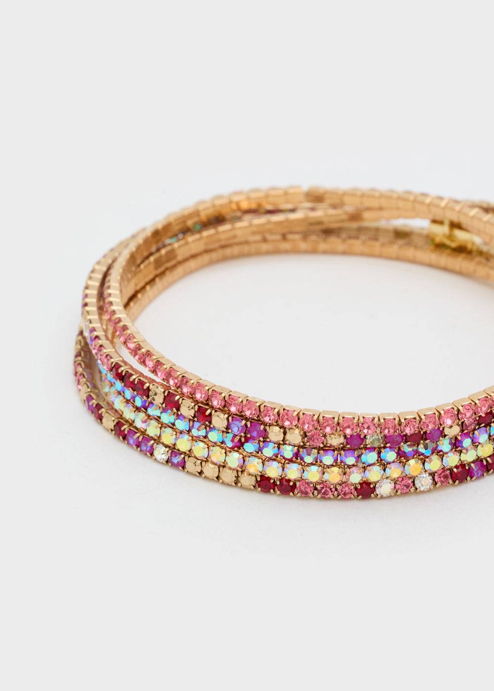 Nalí NESSY 5 BRACELETS SET WITH STONES + COLORS Nuova