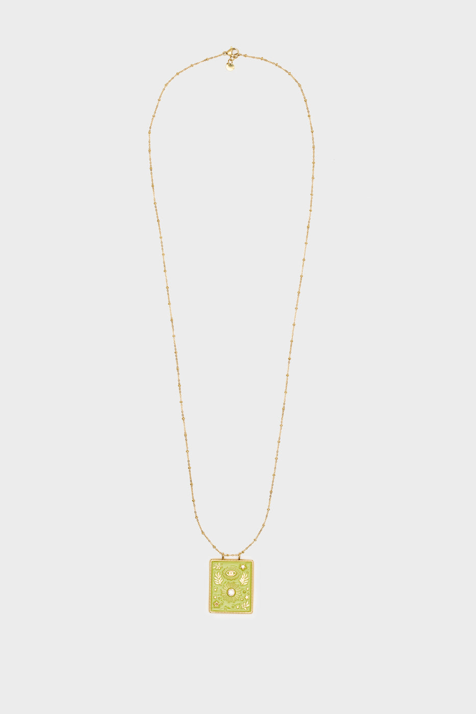 Nalí S.STEEL SOLE BIG NECKLACE GOLD + COLORS