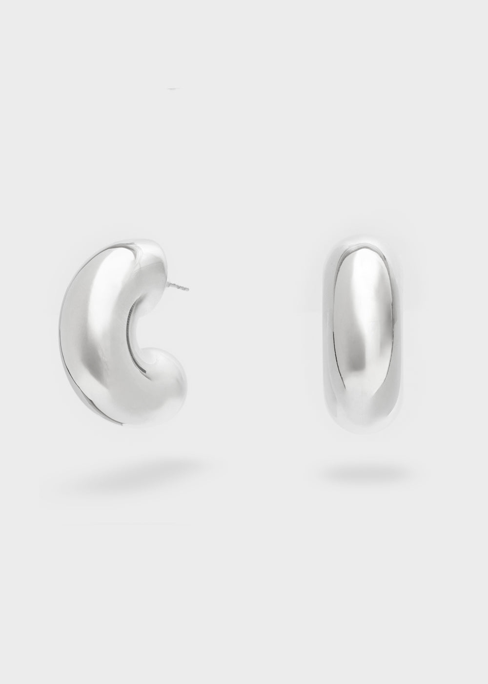 Nalí BIBI CHUNKY EARRINGS S.STEEL 14K G. PLAT. + COLORS In Linea